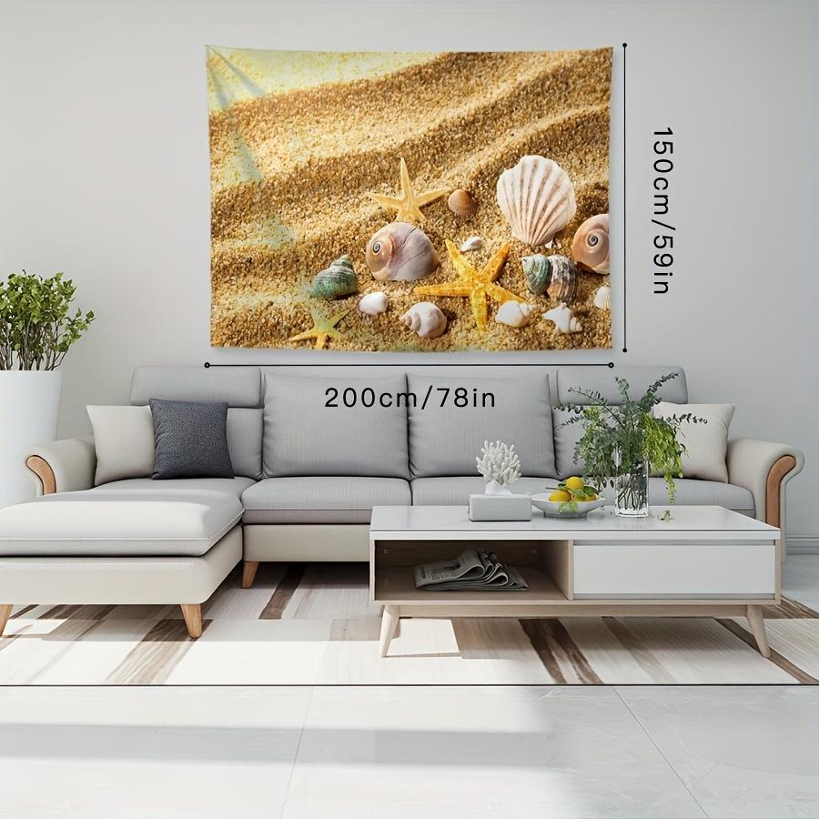Beach Tapestry Bedroom Bedhead Wall Hanging Tapestry Wall Decoration Suitable For Living Room, Bedroom, Home Decor, Room Decor