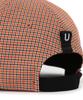 Eondeokeonteulol Check Pattern Ball Cap Multy Hound / Authentic B B / Orange