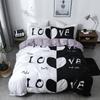 RunGrape Duvet Cover Bedding Set Twin Queen King Size 240x220 Nordic Bed Cover 150 Euro Bed Linen 2 Bedrooms Bedclothe 200x200