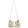 2025 New Popular Contrasting Color Small Bag Women's Autumn Casual Texture Messenger Bag Foreign Style Design Shoulder Small Square Bag