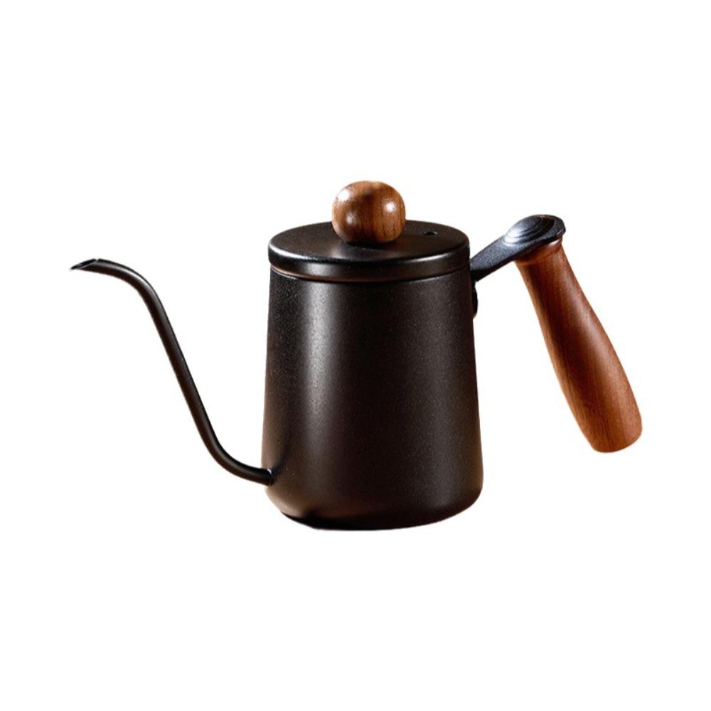 

350ML Pour Over Coffee Kettle Stainless Steel Hand Brewing Kettle Precision Pouring Black