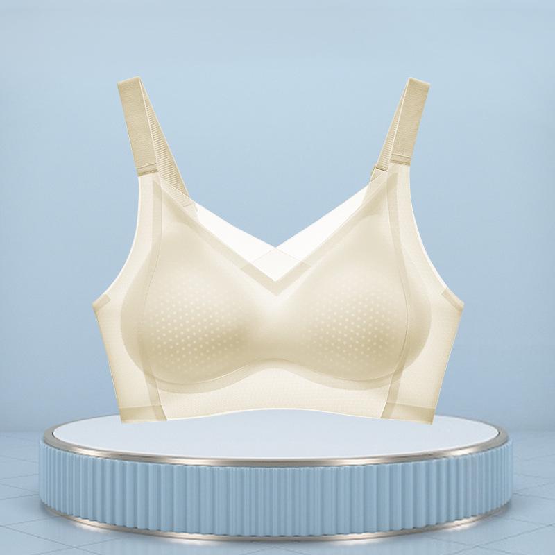 Seamless Lift Bra: Ultra-Thin, Breathable, No Steel Ring, Anti-Sag Support for Small Chests