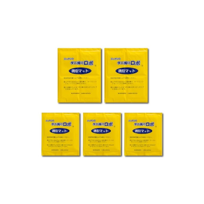 [Over 99.9% mite proliferation suppression rate] Mite Trap Robot Refill Attractant Mat (Regular 3 sheets / Large 2 sheets) Made in Japan Mite Removal