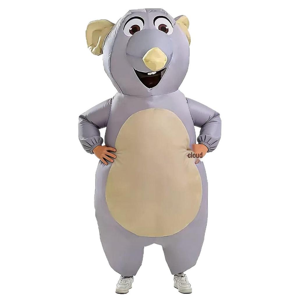 Cross-border Halloween Cute Mouse Inflatable Cosplay Costume - Funny Cartoon Character Performance Outfit
