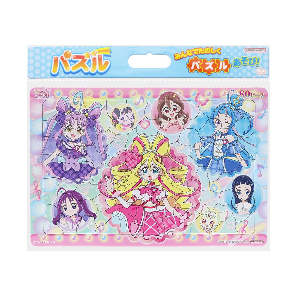 

Sunstar Канцелярские принадлежности Пазл 80P A Pattern Kimi to Idol Precure