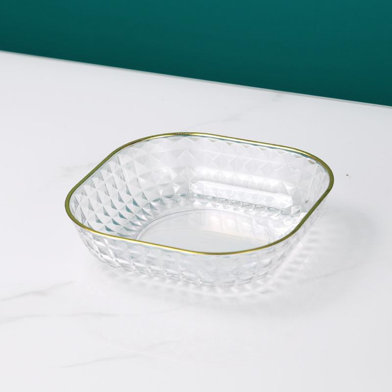 Nerozbitný Průhledný Luxusní Talíř na kosti - Malý Talíř v Japonském Stylu