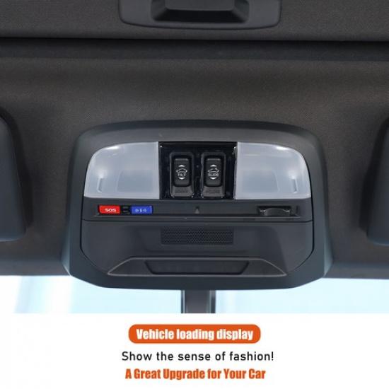 Glossy Piano Black Reading Light Switch Sticker For Subaru WRX STI VB -2024