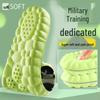 Comfortable Military Shock-Absorbing Insoles: Long-Lasting Support, Odor Resistant, Breathable, Massage Effect for Tired Feet