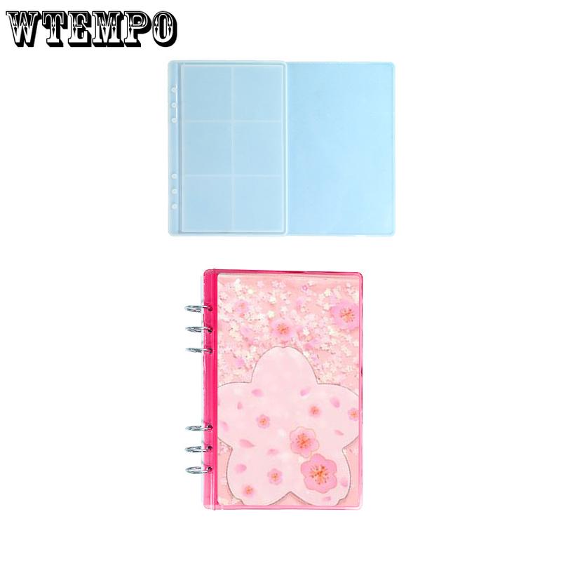 WTEMPO DIY Silicone Mold Creative Epoxy Resin Mold Ideal for Making Flow-sand Notebooks Notebook Cover Resin Mold