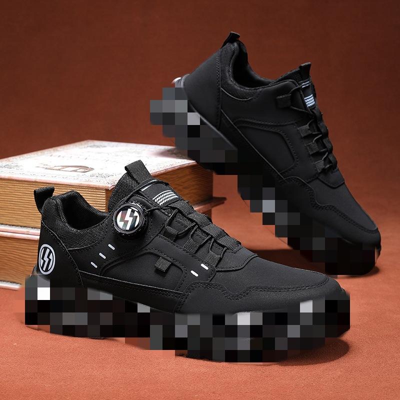 Мужская обувь весна новая низкая на вращающейся пуговице спортивная и повседневная обувь уличная водонепроницаемая обувь 39