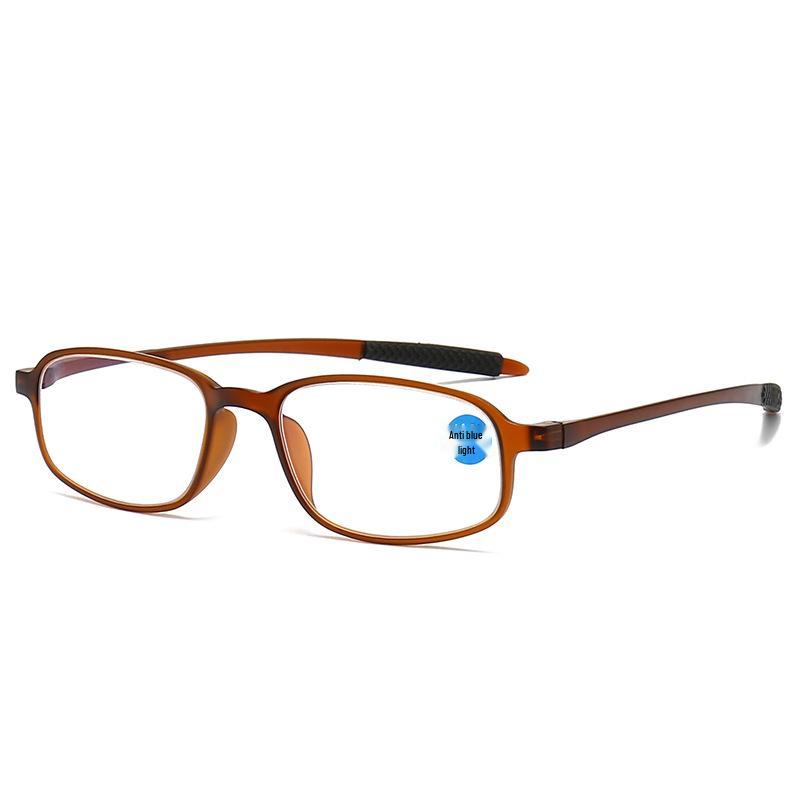 Gafas de Lectura Plegables TR90 con Bloqueo de Luz Azul y Fundas para Usuarios de Mediana Edad y Mayores a la Moda