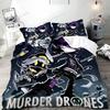 M-Murder-Drones Bedding Set Printed Bed Set Duvet Cover Sheet Pillowcase Soft Quilt Cover Full Queen King Size Large Size Gift