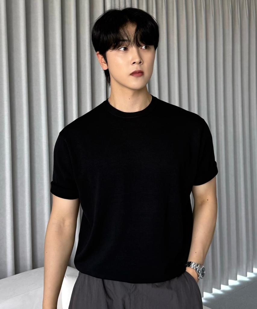 HYOJI 26 Ss Washable Linen Round Crop Knit (6 Colors)