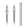 Dual-Headed Skirting Board Nail: Traceless Two-Way Edge Sealing Iron Nail with Dual-Pointed Ends.