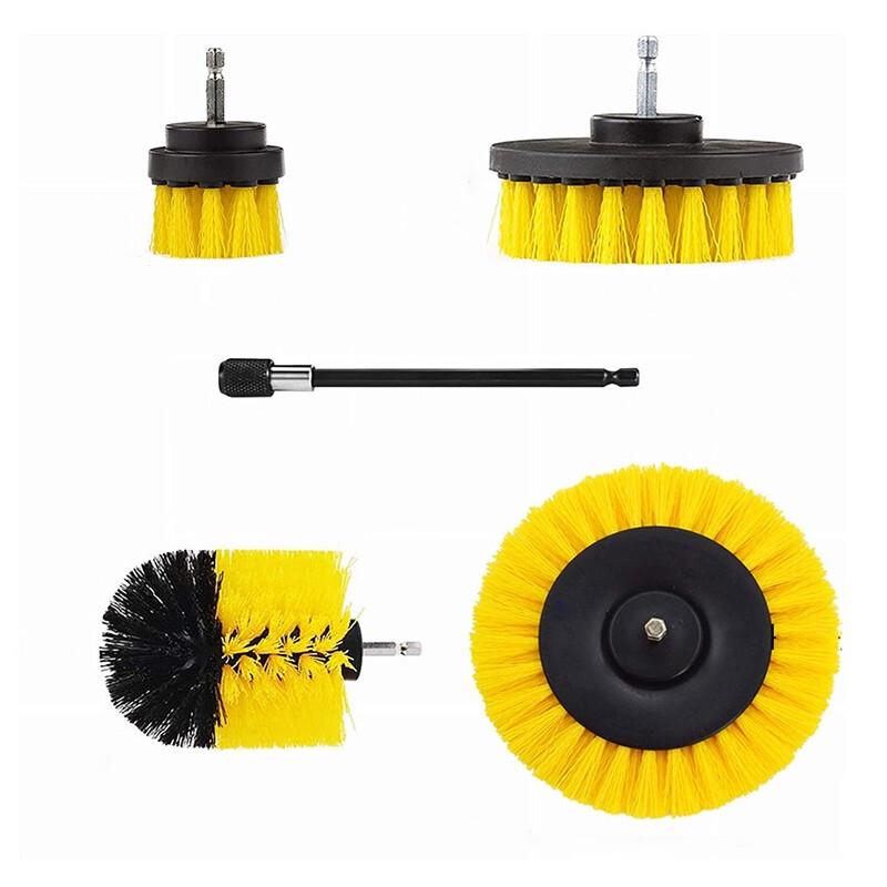 Youmaida 5-Piece Electric Drill Brush Cleaning Kit