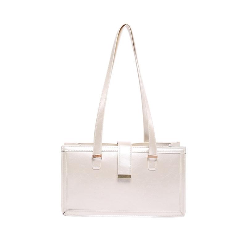 Chic Vintage Style Shoulder Bag For Women In Black White Red Brown Unique Design