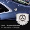 New 3D Metal Car Shield Styling Body Trunk Decoration Stickers DP-JSHZT for Mercedes Benz W203 W204 W164 CLA Interior Mouldings FU3