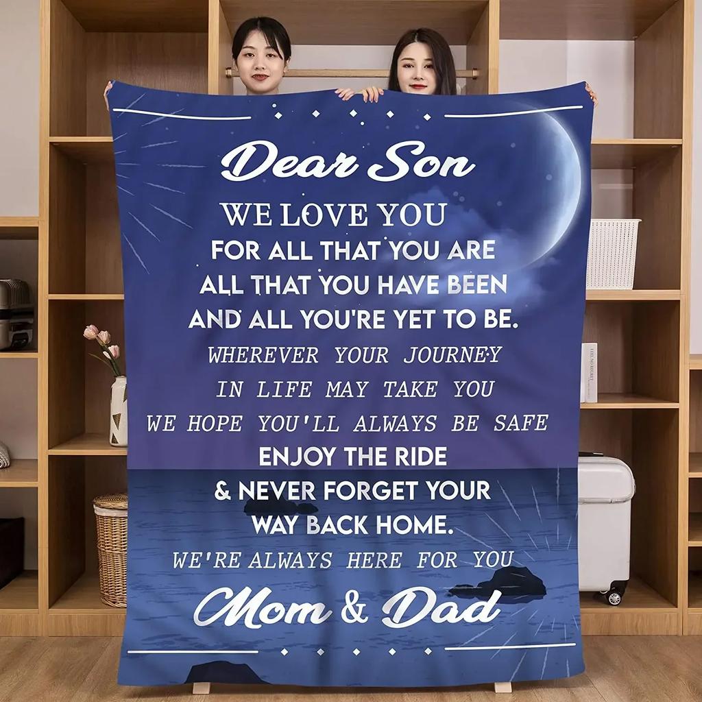 Gifts for Son Super Soft Plush Blanket,Flannel Blanket Throw Blanket for Living Room Bedroom Bed Sofa Picnic Cover