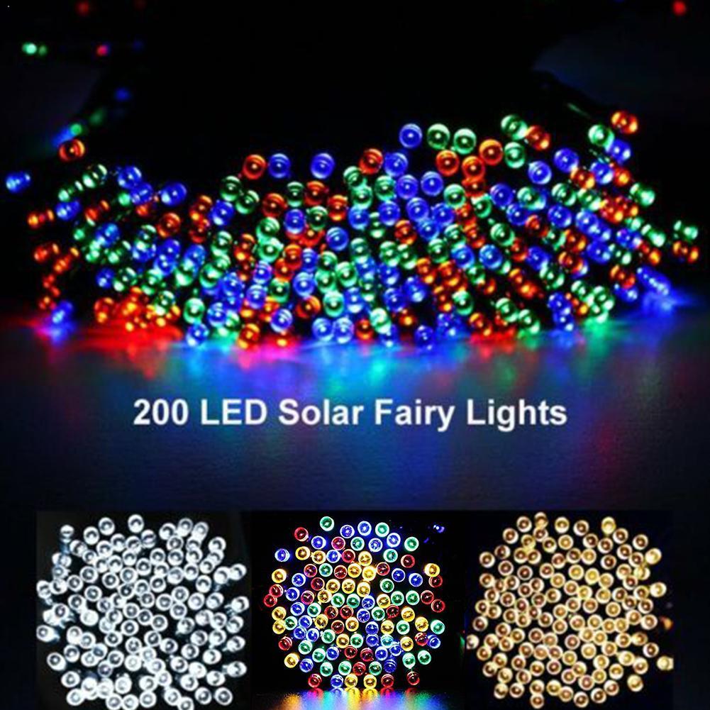 Buy 300 LED Solar String Lights 8 Mode Fairy Lights Outdoor Lamp
