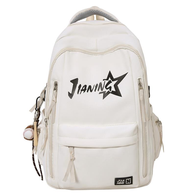 Backpack Men's Large Capacity Computer Travel Backpack Female Junior High School Student Schoolbag