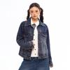 Vintage Washed Denim Jacket - Retro Loose Fit for Autumn/Winter