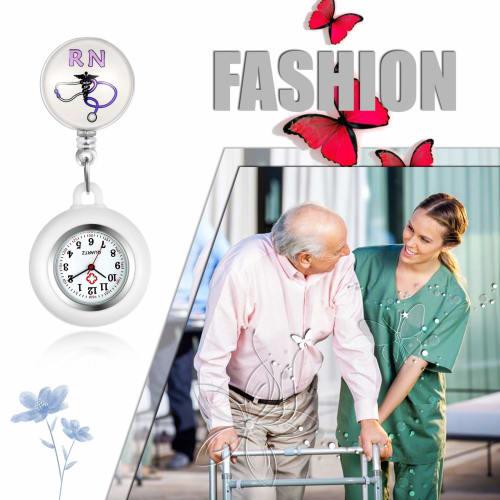 Lancardo Nurse Watch, Pocket Watch with Detachable Silicone Handle, Extendable, for Men and Women, Cute RN Stethoscope, Perfect Gift for Nurses and Ca
