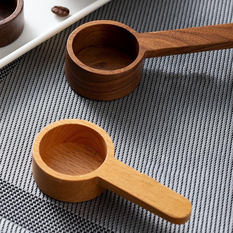 Coffee Bean Spoon Wood Spoon Several Spoons Coffee Powder Milk Powder Gram Weight Quantitative Spoon Gram Spoon Measuring Spoon