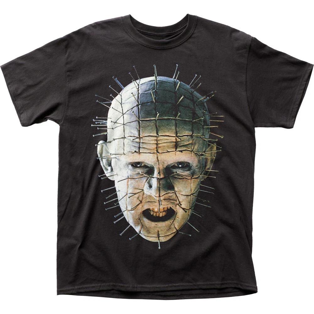 Hellraiser Pinhead Close Up Mens  Horror Movie Classic Tee New Black Unisex T-Shirt XXXXL