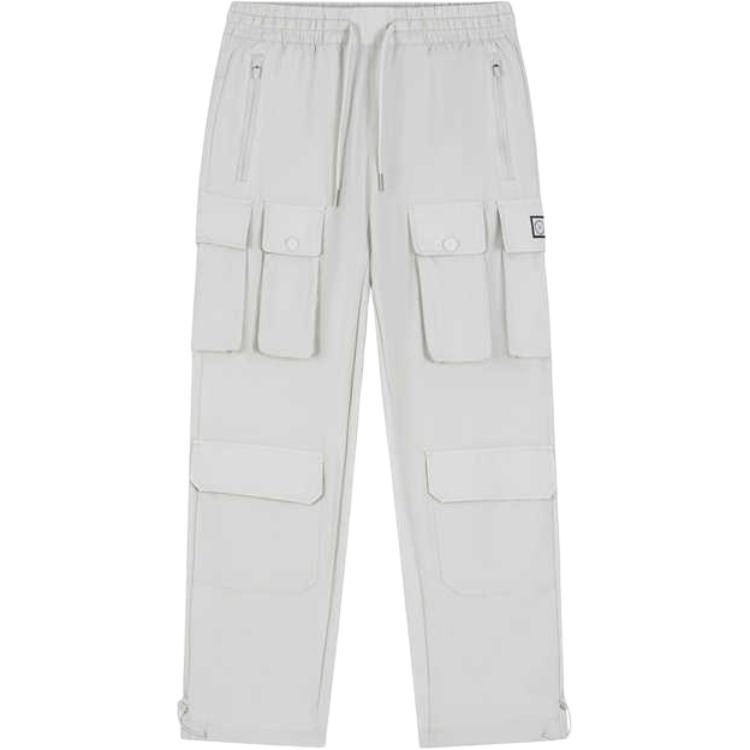 

Li-Ning Sports Lifestyle Series Loose Fit Drawstring Nine-Point Breathable Casual Pants Men Pants Water-Droplet-Gray AKQU421-2 L