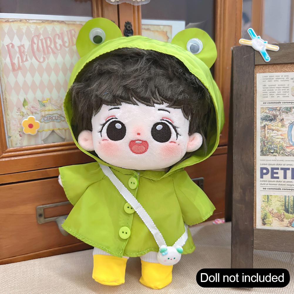 Salopetă Păpușă de Bumbac 20CM Desen Animat Păpușă de Pluș Haine de Schimb Accesorii de Joacă Casă Haine Mini