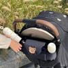Baby Kinderwagen Tasche Niedlicher Cartoon Bär Mama Wickeltasche Windel Tragbar Kinderwagen Organizer Wagen Kinderwagen Zubehör Becherhalter Abdeckung
