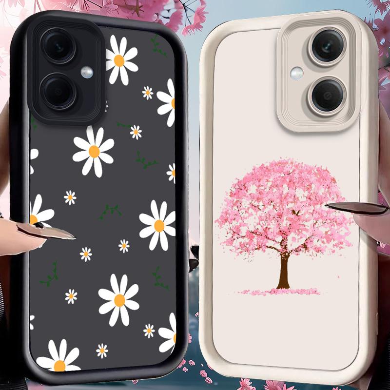 Cherry Blossom Branches Case for Xiaomi Redmi Note 14 13 12 Turbo 11S 4G 11 10 Pro Plus 9 14C 13C 12C 9C A2 A1 Soft Cover Funda