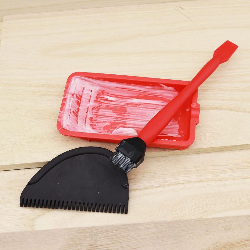 Long Silicone Glue Brush – Wood Glue Applicator Ideal For Woodworking & More – Long-Last Silicone To Hold Wet Glue – Easy To Use