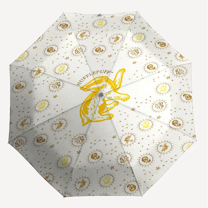 1PC Warner Hufflepuff Badger Umbrella-8-Rib Reinforced, Automatic Open, Lightweight-A98