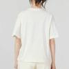 Nike Logo Print Casual Round Neck Short Sleeve T-Shirt Women Tops Beige FB8192-133
