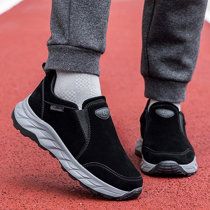 Men's Health Step Spring Outdoor Breathable Hiking Thick Soled Couple Sneakers Shoes Comfortable Lazy Set Casual Shoes 36-45