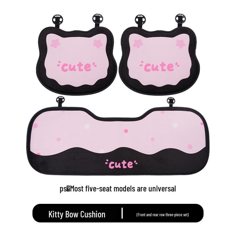 Charmantes Cartoon-Autositzkissen für alle Jahreszeiten - Ideal für Damen