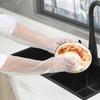 10PCS/bag Disposable Long Arm Glove Transparent Waterproof Sleeve Gloves for Kitchen Bathroom Cleaning Housework Cleaning Gloves