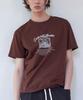 SENTAIR Silhouette Half T-Shirt _Brown