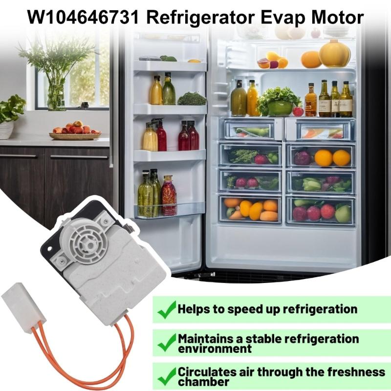 Multfituniaonl Refrigerator Cooling Fan Motor Suitable for Multiple Models Use Direct Installation Plastic Texture