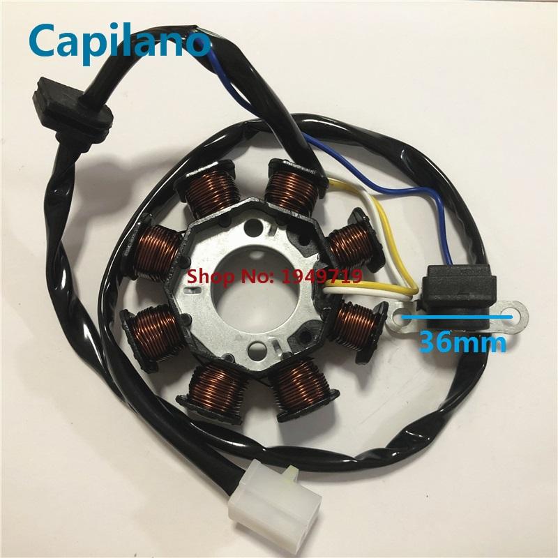 motorcycle DIO50 ZX50 engine inner rotor ignition stator magneto coil for Honda 50cc DIO AF 50 AF34 AF35 in 8 pole