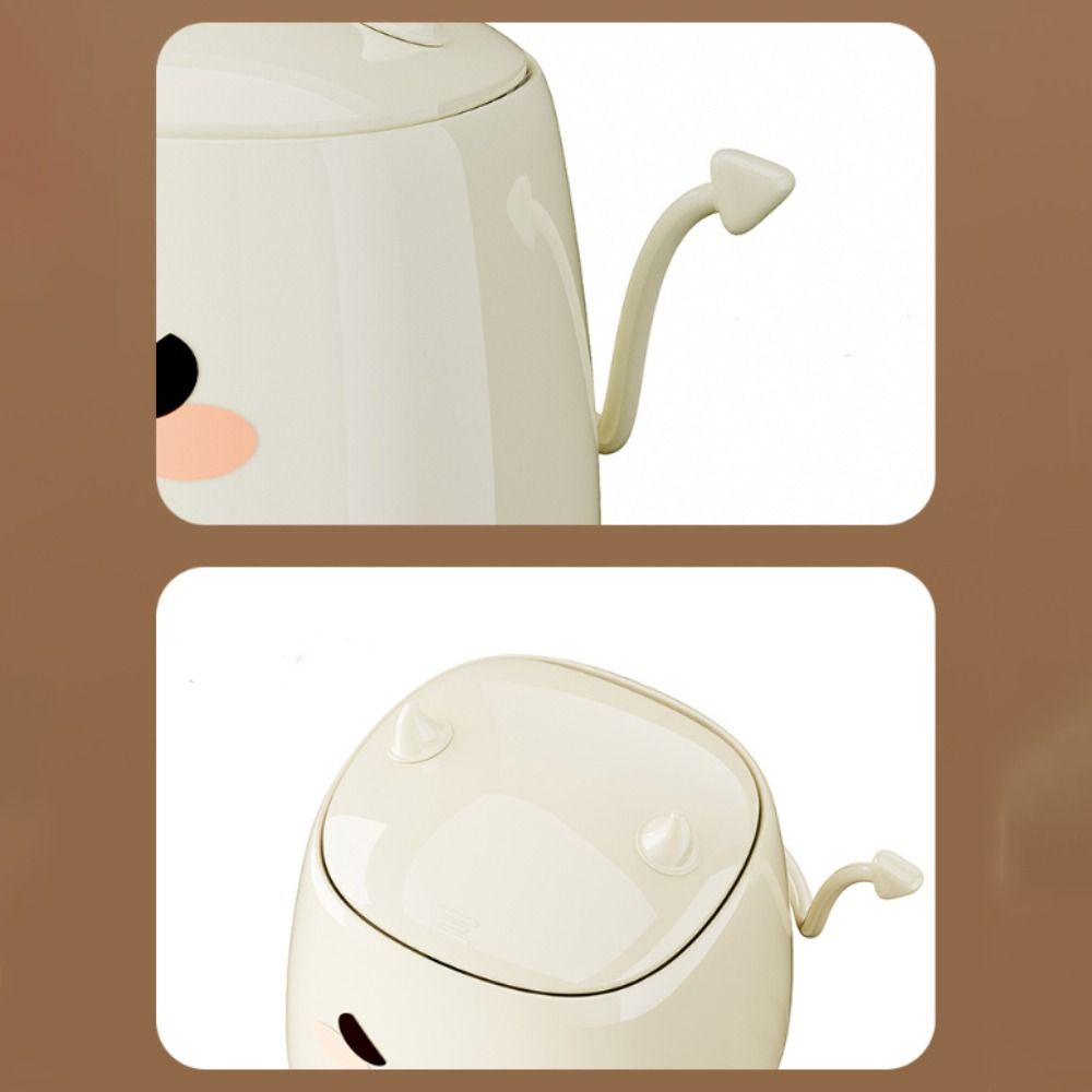 Cartoon Mini Trash Can Simple Design Desktop Trash Can Stylish Dust Bin Office