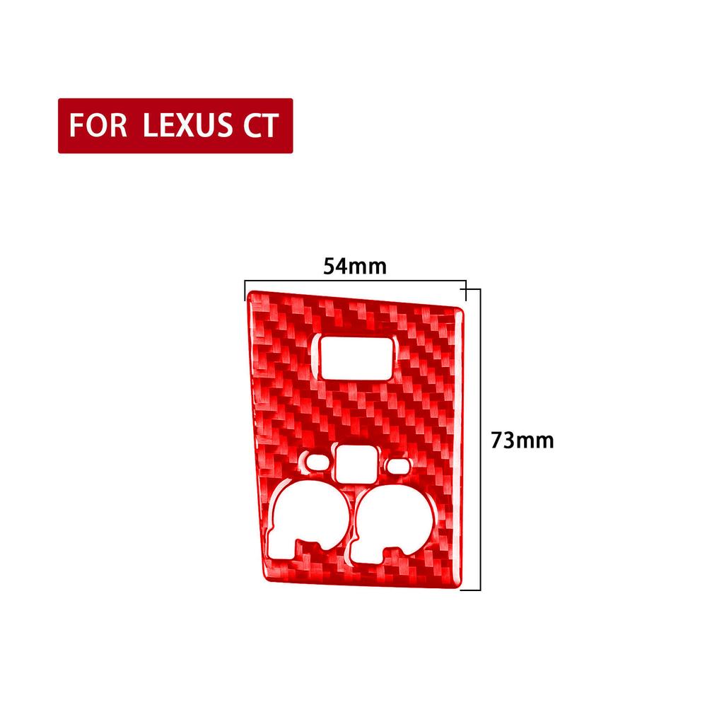 Pentru Lexus CT 200h 2011 2012 2013 2014 2015 2016 2017 Accesorii Fibră de carbon Modul de mișcare interioară Trim panou