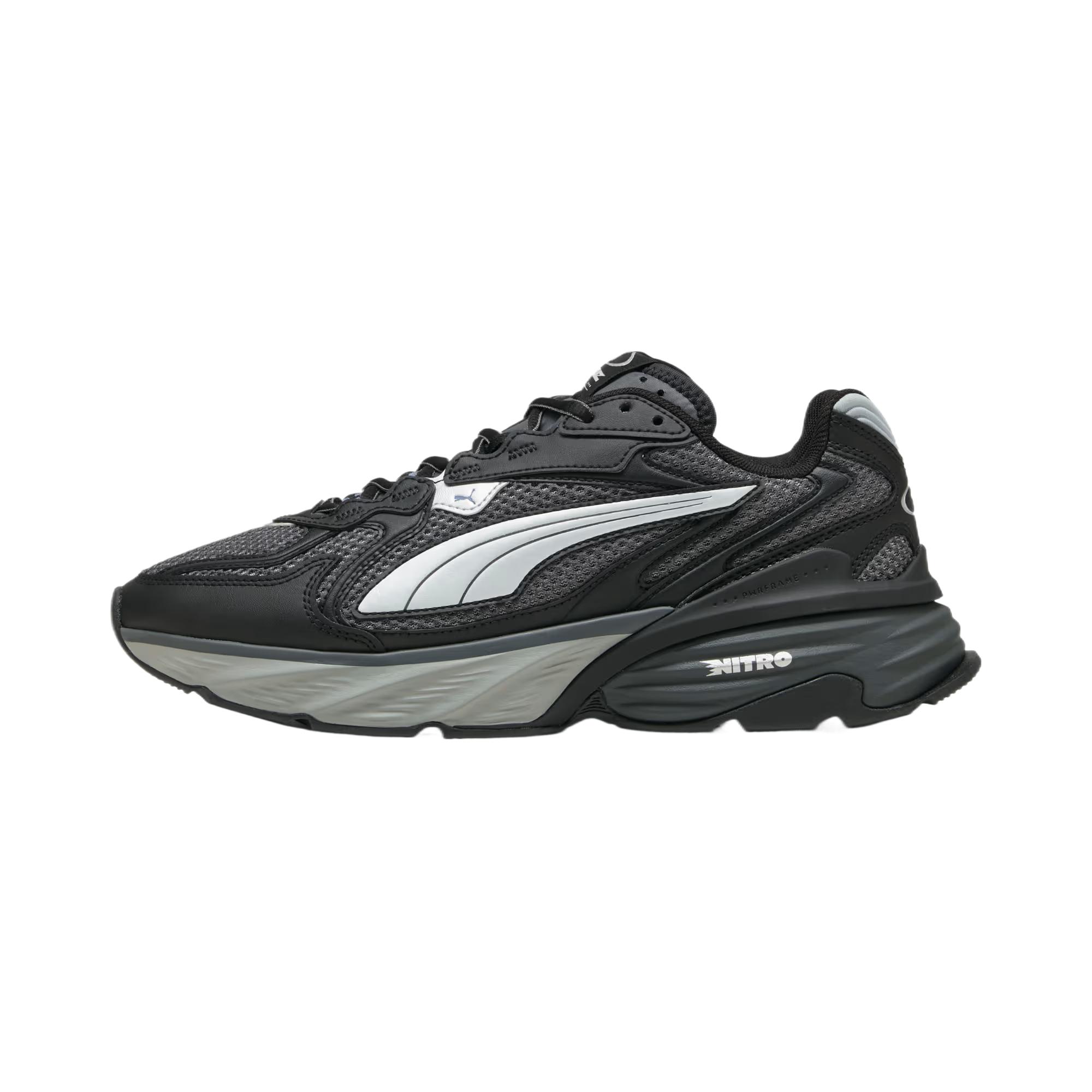 PUMA Кроссовки для бега Fade Унисекс Черный/Белый 41