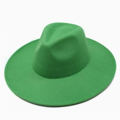 Cappello a tesa larga con visiera piatta da coppia uomo e donna autunno e inverno cappello a cilindro di lana cappello da jazz da gentiluomo