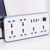 International Universal Power Strip with USB, Multi-Purpose UK & EU Plug Board with Switch