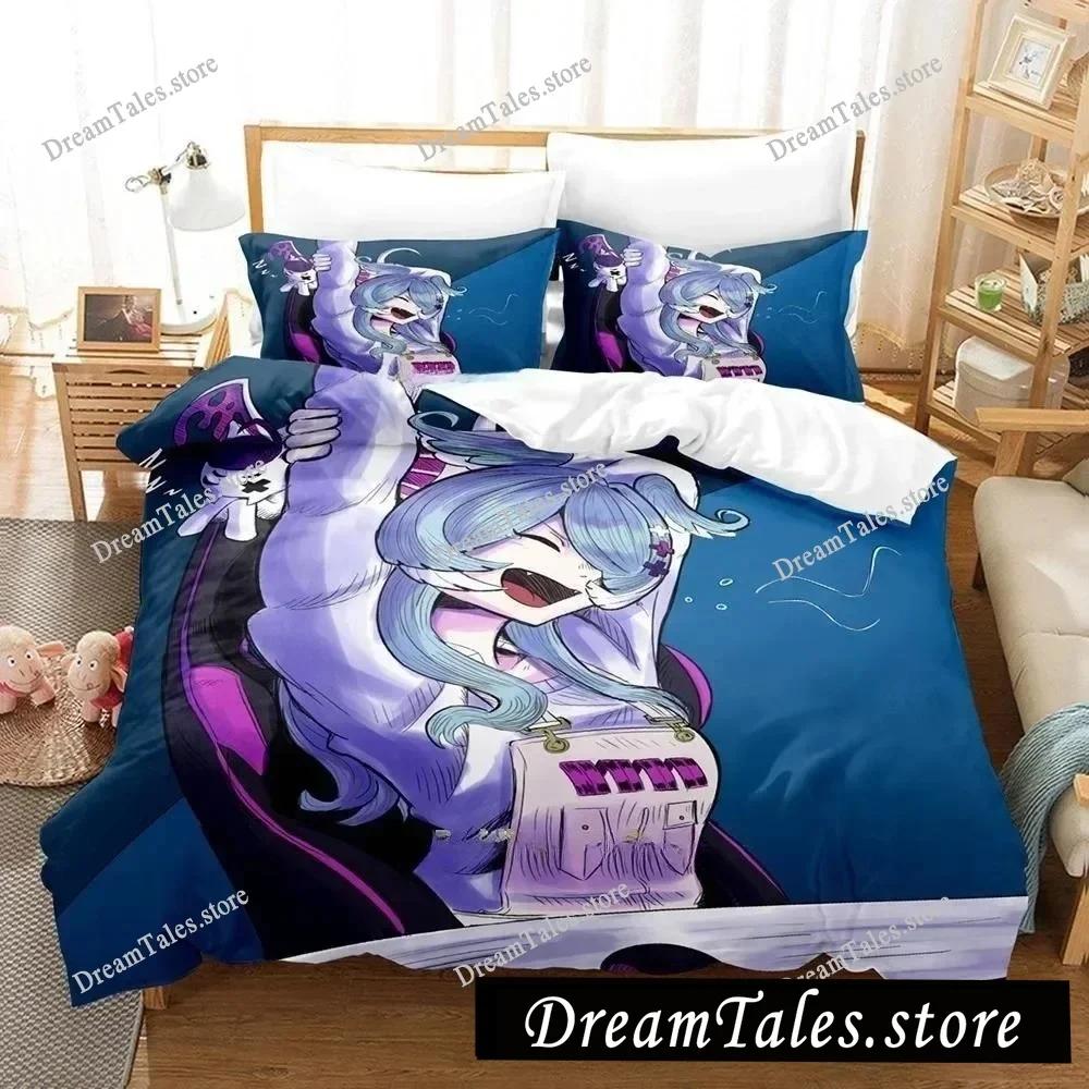 3D Print Anime Kawaii Girl Elira Pendora Bedding Set Single Twin Full Queen King Size Bed Set Adult Kid Bedroom Duvet Cover Sets