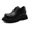 Sommer neue Derby Plateau Erhöhung Britischer Stil Kleine Lederschuhe Studenten Freizeitschuhe