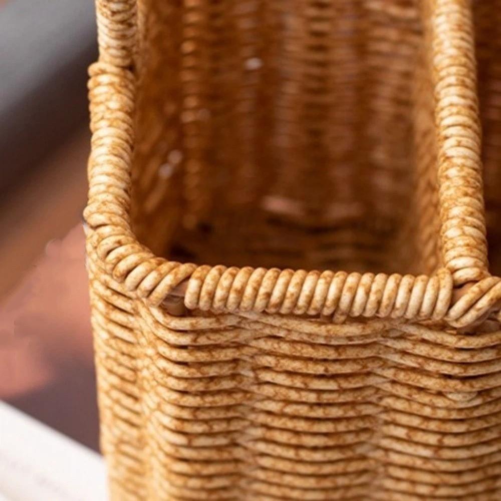 Portable Utensil Storage Basket with Handle Multipurpose Basket Dining Room