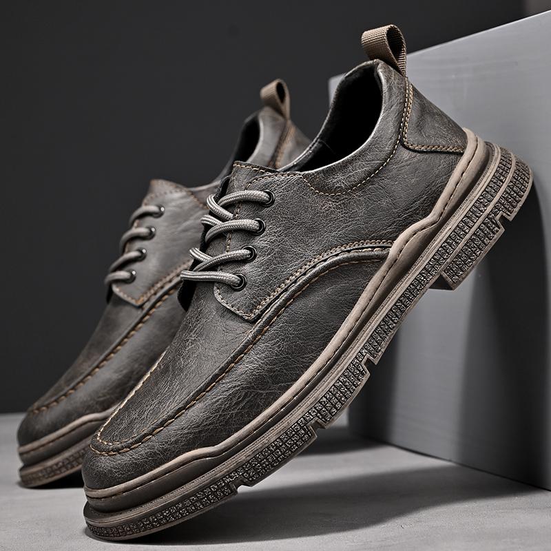 Fashion Handmade Genuine Leather Casual Men Soft Shoes Design Sneakers Man Comfortable Leather Shoes Men Hot Sale Moccasins Driving Shoe